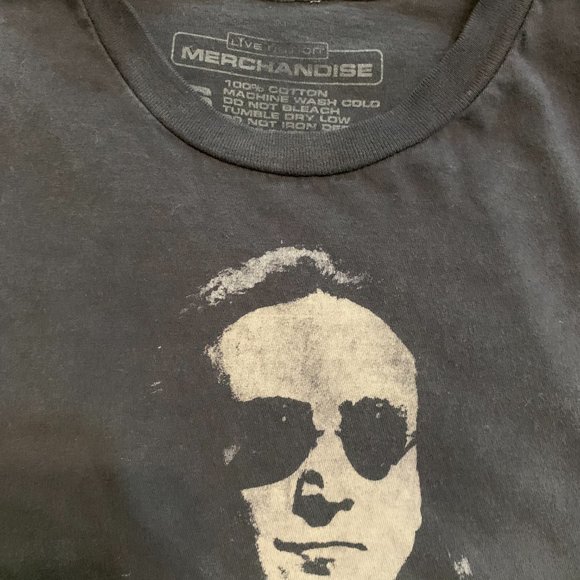 John Lennon Beatles Guitar Signature Portrait Live Nation Merchandise Navy Blue - Picture 4 of 7